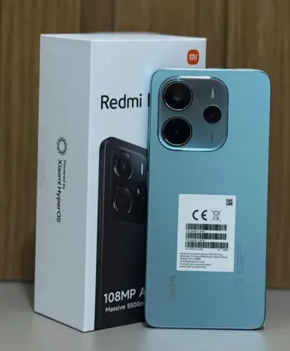Celular Redmi Note 14 - 256/8 4G - Versão GLOBAL - Tooop Azul