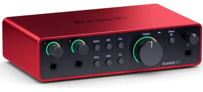 Interface de áudio Focusritte 2i2 Scarlett 