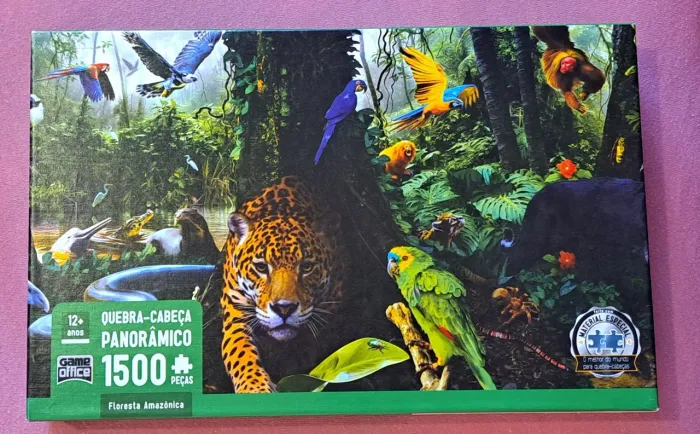 Quebra-cabeça panorâmico 1500 peças - Floresta Amazônica