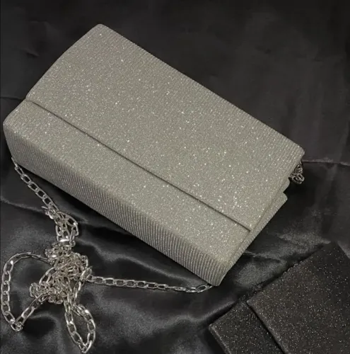 BOLSA PRATA BRILHANTE