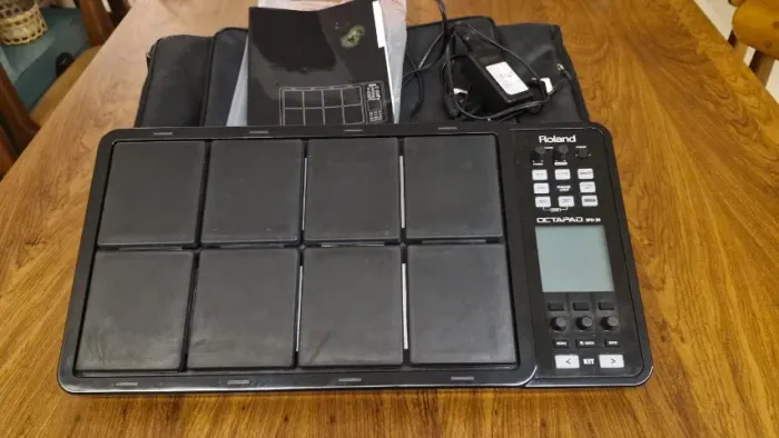 ROLAND SPD-30 OCTAPAD PRETO + SOFT CASE | MUITO NOVO
