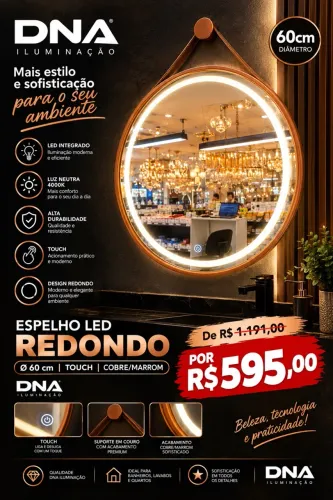 Espelho de led 