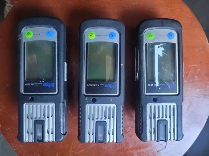Lote 3 Detectores De Gás Dräger X-am 2500 - No Estado (Para Peças / Conserto)