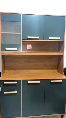 Armário de Cozinha Compacto C/ Porta de Vidro - Usado/Ótimo Estado