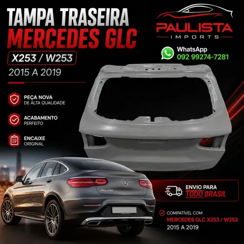 Tampa Traseira Mercedes Glc 2015 a 2019 X253 W253 ( Genuína A25337400305