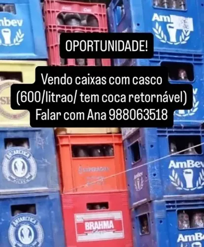 Cascos Vasilhames Cerveja Litrao Coca Retornável
