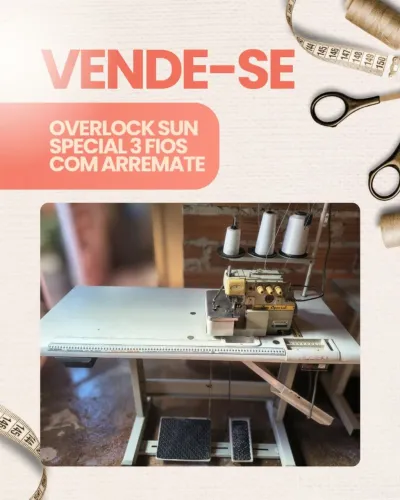 Vendo máquina overlock Sun Special