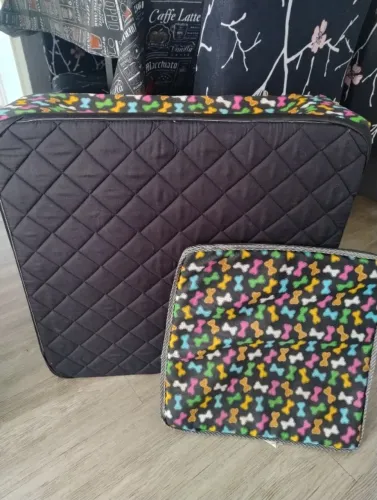 Cama box para Pet + colchonete 
