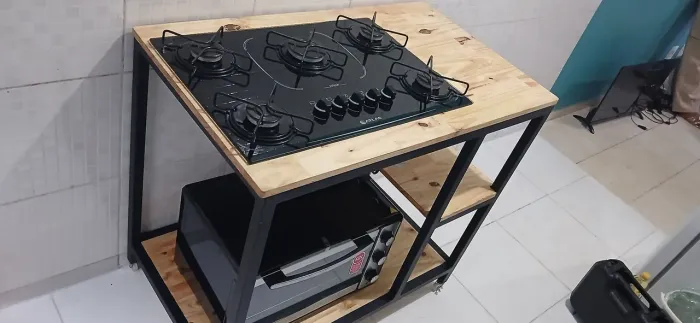 Bancadas/balcão industrial para cooktop