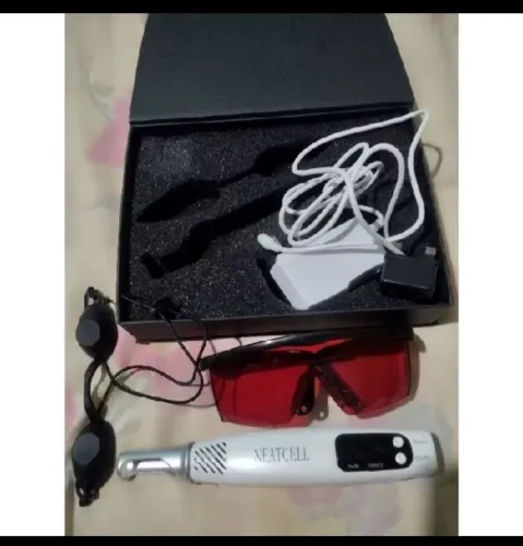 Aparelho profissional removedor de manchas e cicatrizes+óculos infra vermelho 