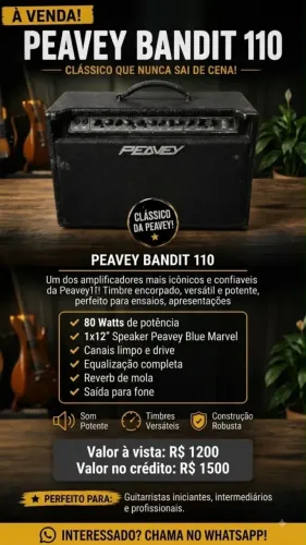 Caixa de som Peavey Bandit 110
