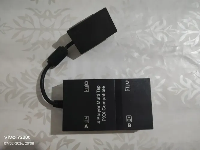 multi tap ps2 adaptador para 4 controles 