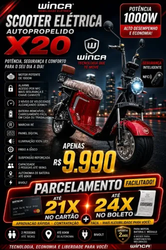 Scooter WINCA Eletrica Autopropelido X20