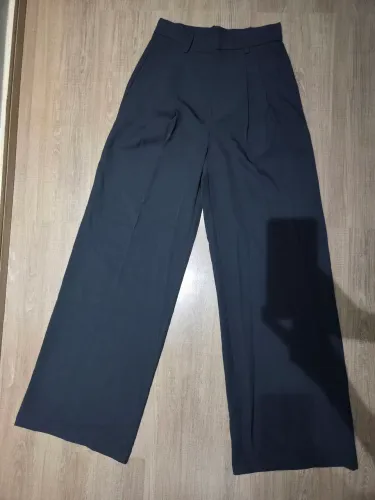 Calça Alfaiataria Cinza Escuro Feminina 