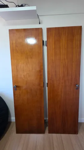 2 Portas de banheiro 60x210cm