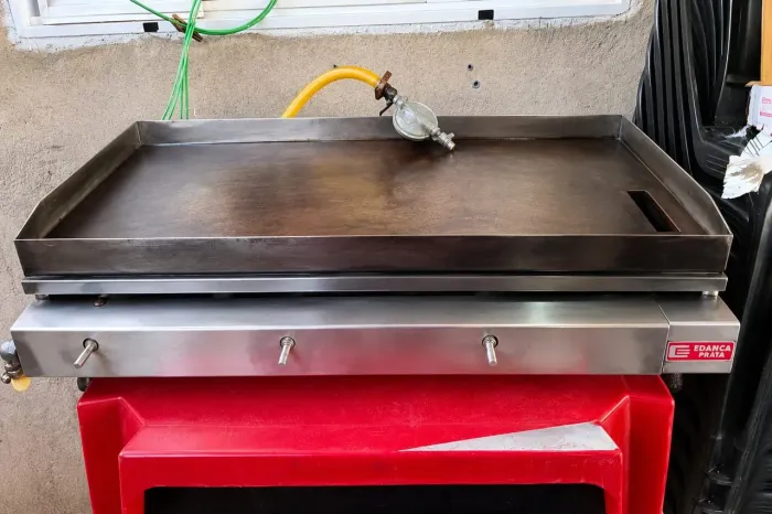 Chapa para lanche a gás