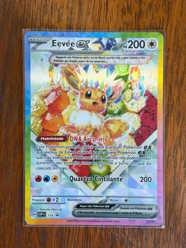 Carta Pokémon Eevee EX - Escarlate e Violetas Promo