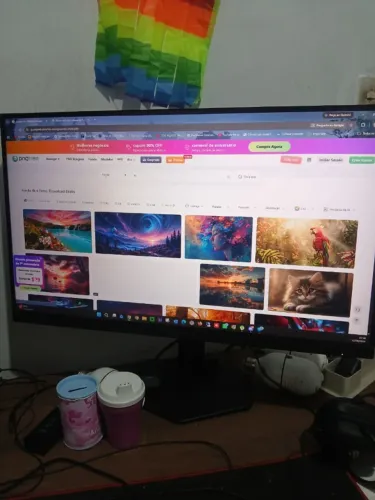 Monitor Gamer 27 27g4/p 180hz tempo de resposta 0,5ms Ips Preto Aoc