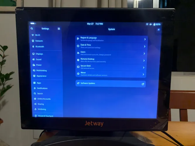 Monitor Touchscreen Jetway