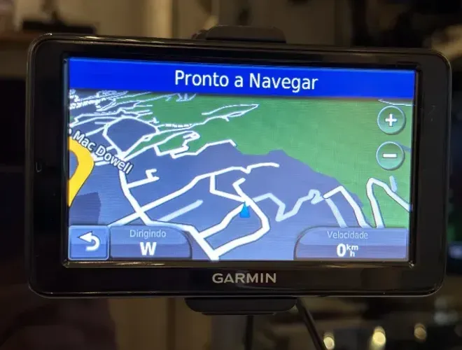 GPS Garmin Nüvi 2580TV ? Tela 5" com TV Digital | Mapas 2027 + Cartão 8GB