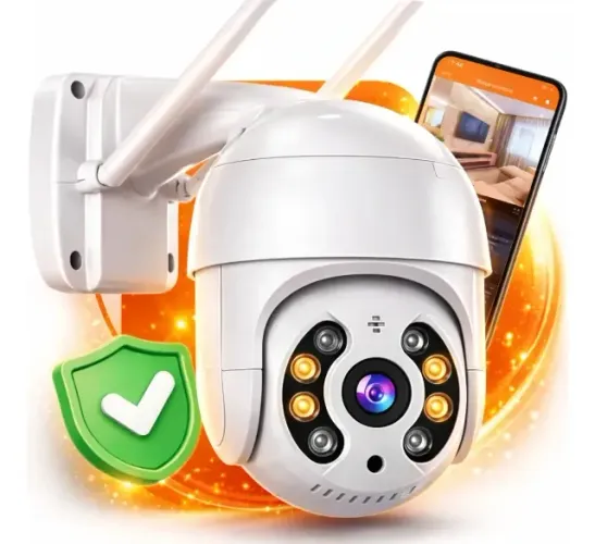 Câmera Segurança WiFi Externa A8 Speed Dome 1080p Infravermelho IP66 (LEIA À DESCRIÇÃO)