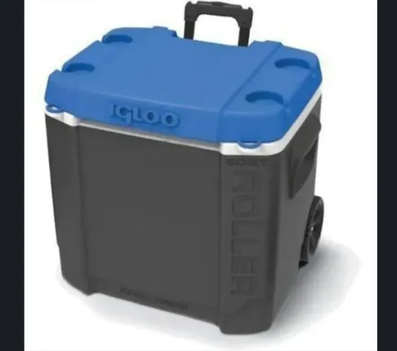Caixa térmica igloo importada USA com rodas 56 litros transformer 60QT