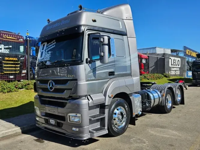 Mercedes Benz Axor 2544 6x2 Ano 2018 Teto Alto Automático Ar Condicionado