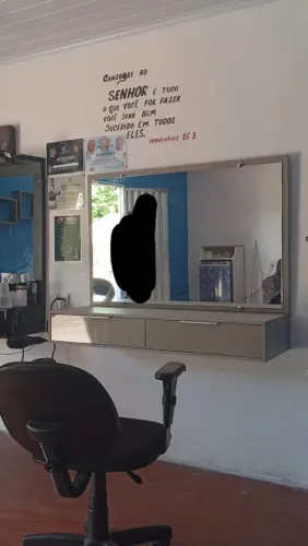 Bancada para barbearia
