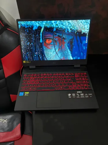 Acer Nitro 5 Gamer | 144Hz | RTX 3050 4GB | i5 12ª Geração | 16GB RAM | SSD 512GB