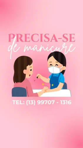 Vaga de manicure e escovista 