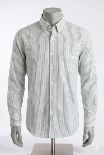 Camisa Social Manga Longa Listrada Tamanho 4 Aviator