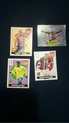 Figurinhas lendárias da copa 2026