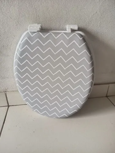 Assento tampa de vaso sanitário almofado