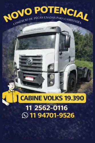 CABINE VOLKSWAGEM 19.390 COMPLETA