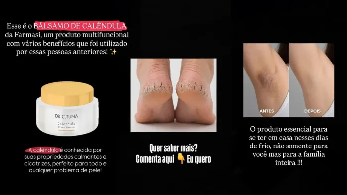 Tuna calêndula cream balsan