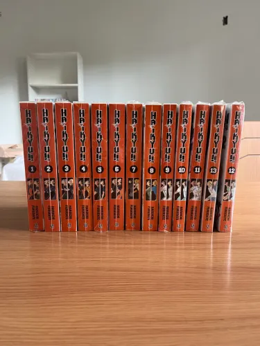 Mangá Haikyuu volumes 1 ao 12