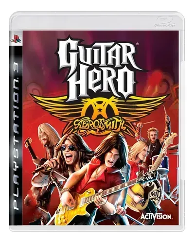 Guitar Hero Aerosmith Original Playstation 3 Caixa E Manual