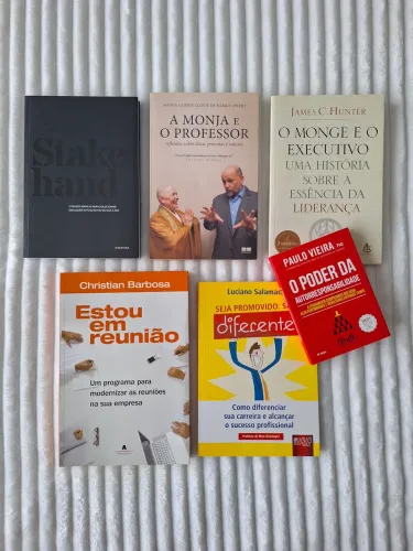 Kit de Livros de Desenvolvimento Profissional - 5 livros + brinde