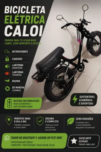 Vendo bicicleta elétrica
