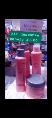 Kit 4 PCs Descansa Cabelo