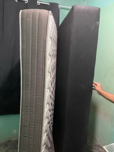 Cama box ortobom(Mola ensacada )