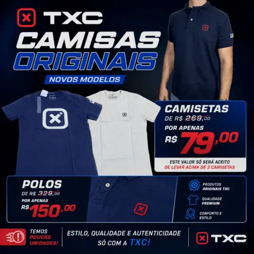 CAMISA TXC ORINAIS POR MENOS DA METADE DO PREÇO