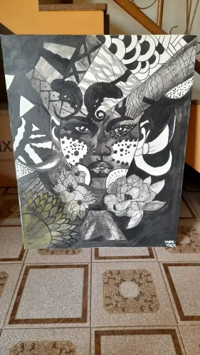 Lindo quadro em tela
