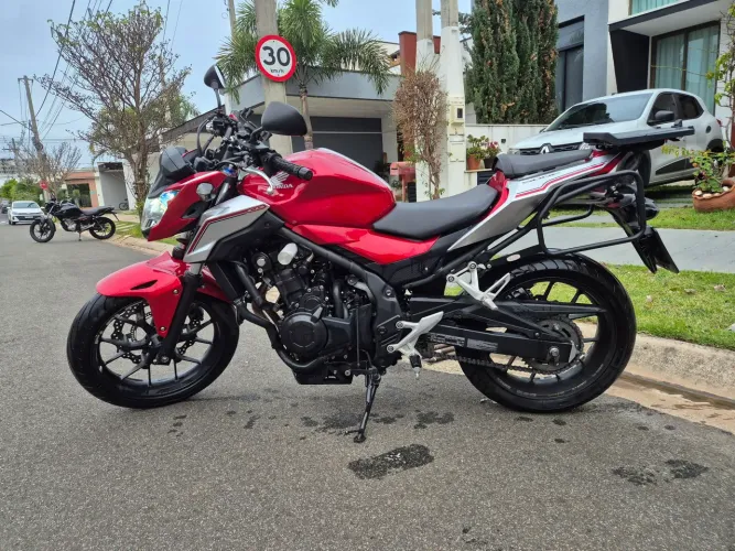 Moto Honda CB500F 2019 baixa quilometragem, revisada, vários acessórios!