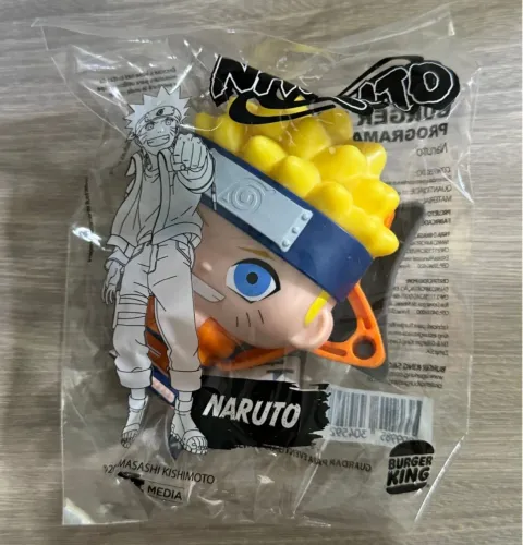 Naruto Burger King (lote de Naruto + Itachi + Gaara) LACRADOS originais (anime, chaveiro)