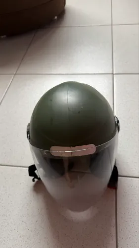 Capacete aberto verde tamanho 58