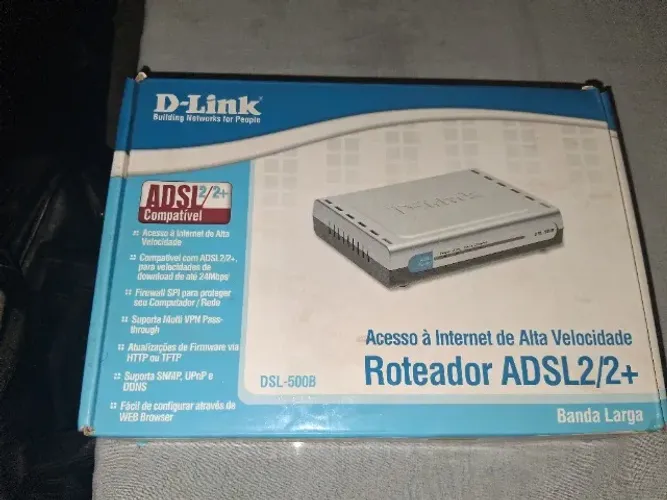 Modem Internet para Linha Telefônica ADSL - D-Link Novo