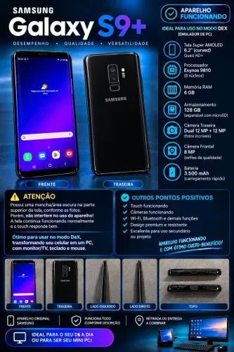 SAMSUNG GALAXY S9+ | 128GB | 6GB RAM 