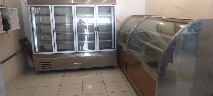 Vitrine e auto serviço