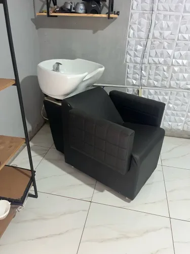 Lavatório de salão com Cuba de porcelana + aquecedor